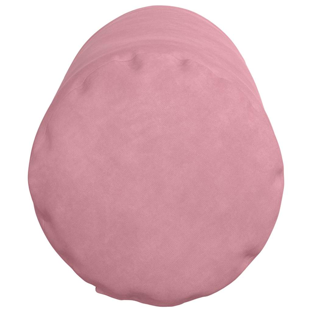 vidaXL Poduszki Wałkowe 2 pcs Różowy Ø 25 x 70 cm Tkanina sztruksowa