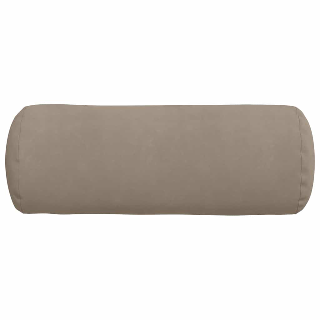 vidaXL Poduszki Wałkowe 2 pcs Ciemnoszary Ø 25 x 70 cm