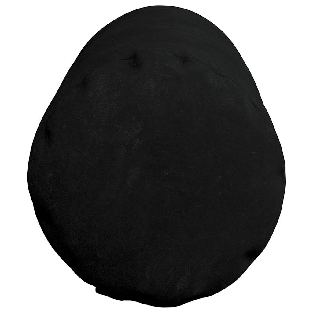 vidaXL Poduszki Wałkowe 2 pcs Czarny Ø 25 x 70 cm Tkanina mikrofibrowa