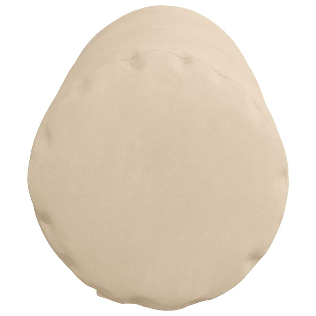 vidaXL Poduszki Wałkowe 2 pcs Kremowy Ø 25 x 70 cm
