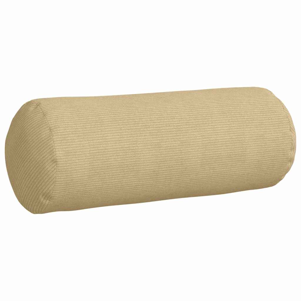 vidaXL Poduszki Wałkowe 2 pcs Szary zielony Ø 25 x 70 cm