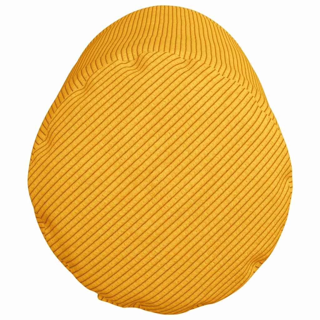 vidaXL Poduszki Wałkowe 2 pcs Jasnożółty Ø 25 x 70 cm