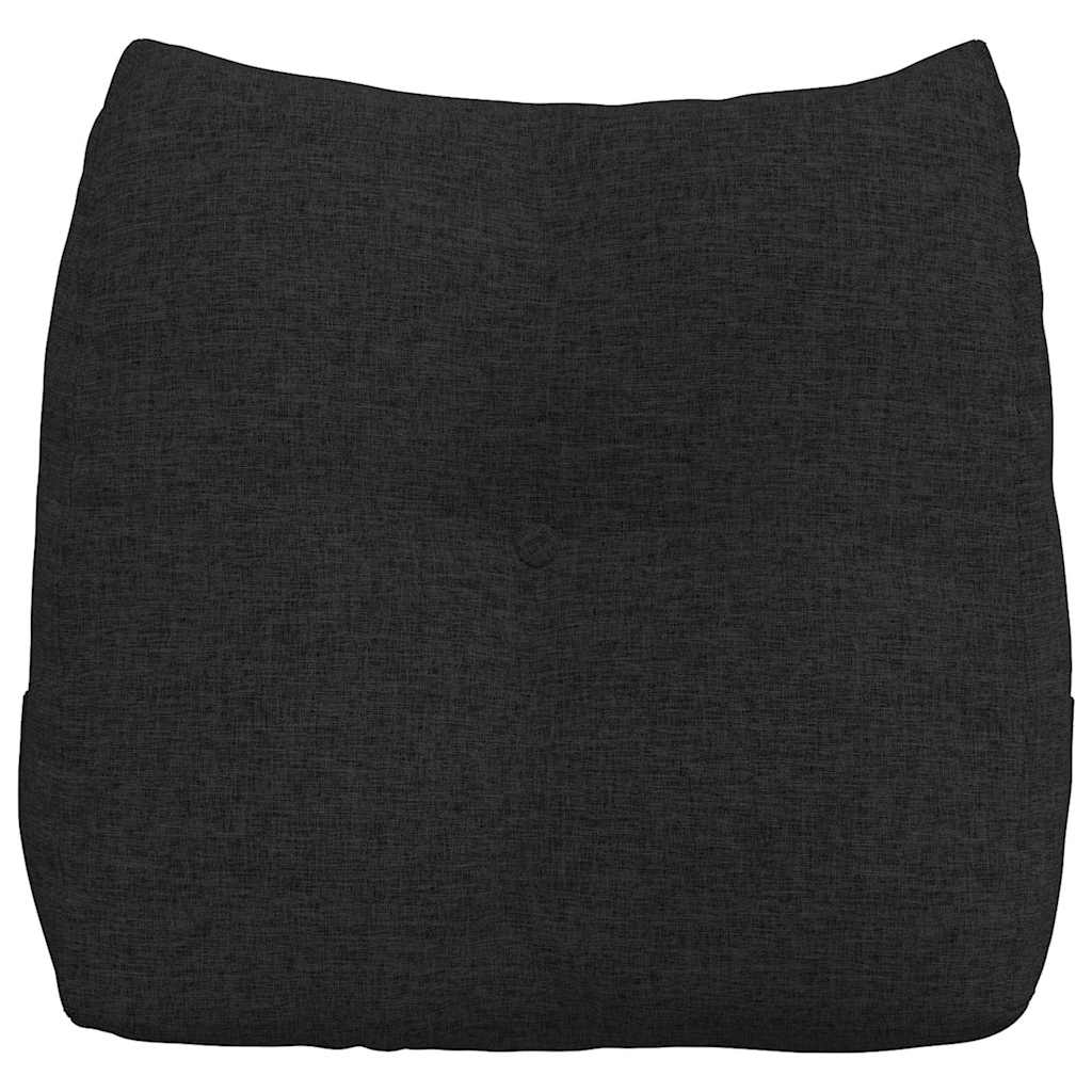 vidaXL Poduszka na plecy Czarny 45 x 24 x 50 cm tkanina