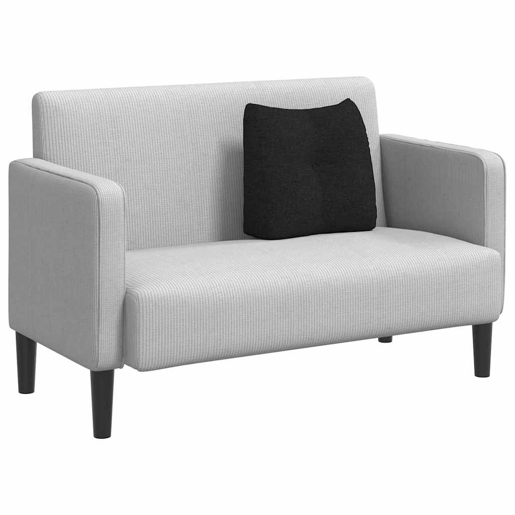 vidaXL Poduszka na plecy Czarny 45 x 24 x 50 cm tkanina