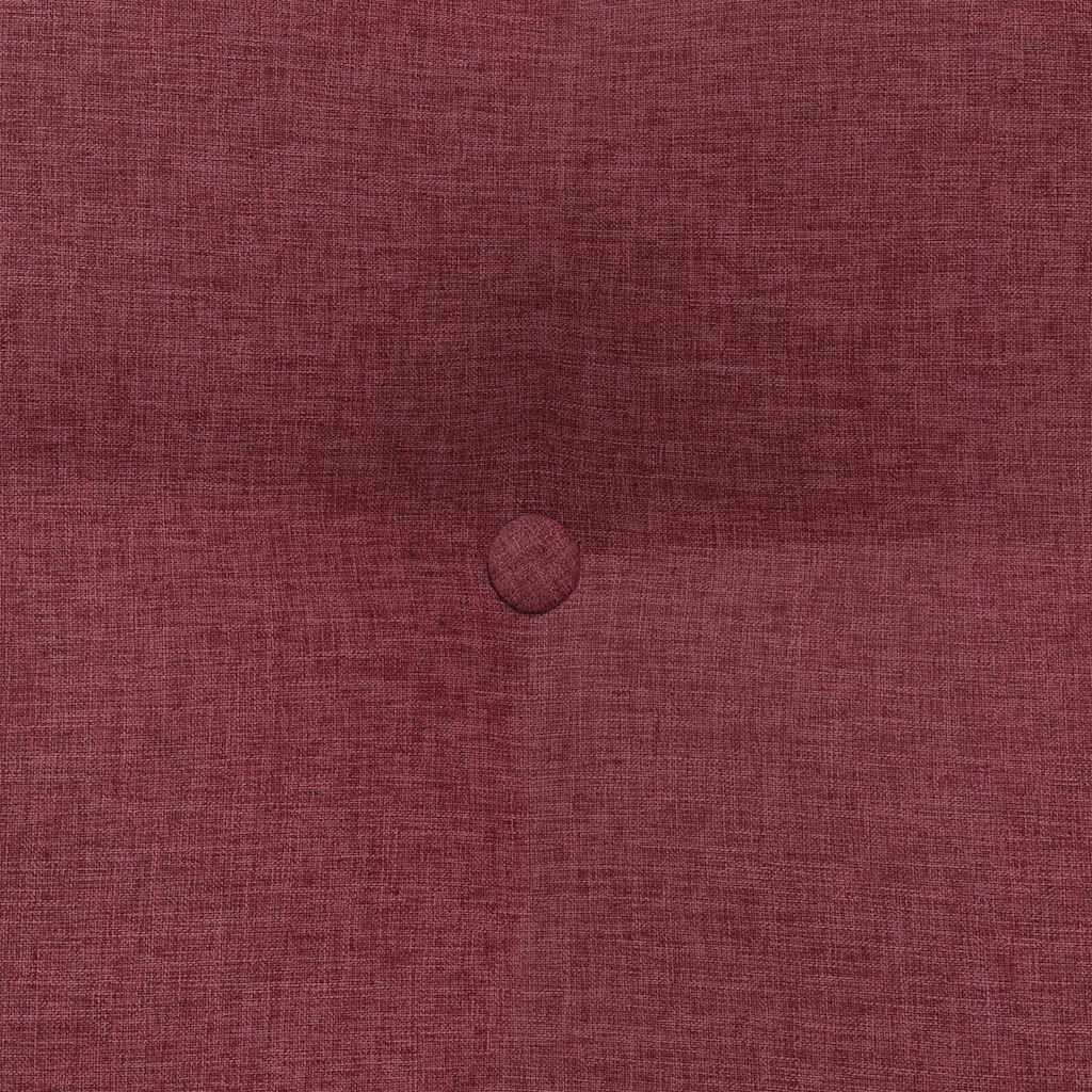vidaXL Poduszka na plecy Czerwone wino 45 x 24 x 50 cm tkanina