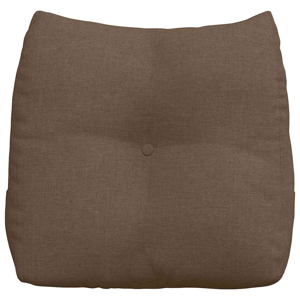 vidaXL Poduszka na plecy Brązowy 45 x 24 x 50 cm tkanina