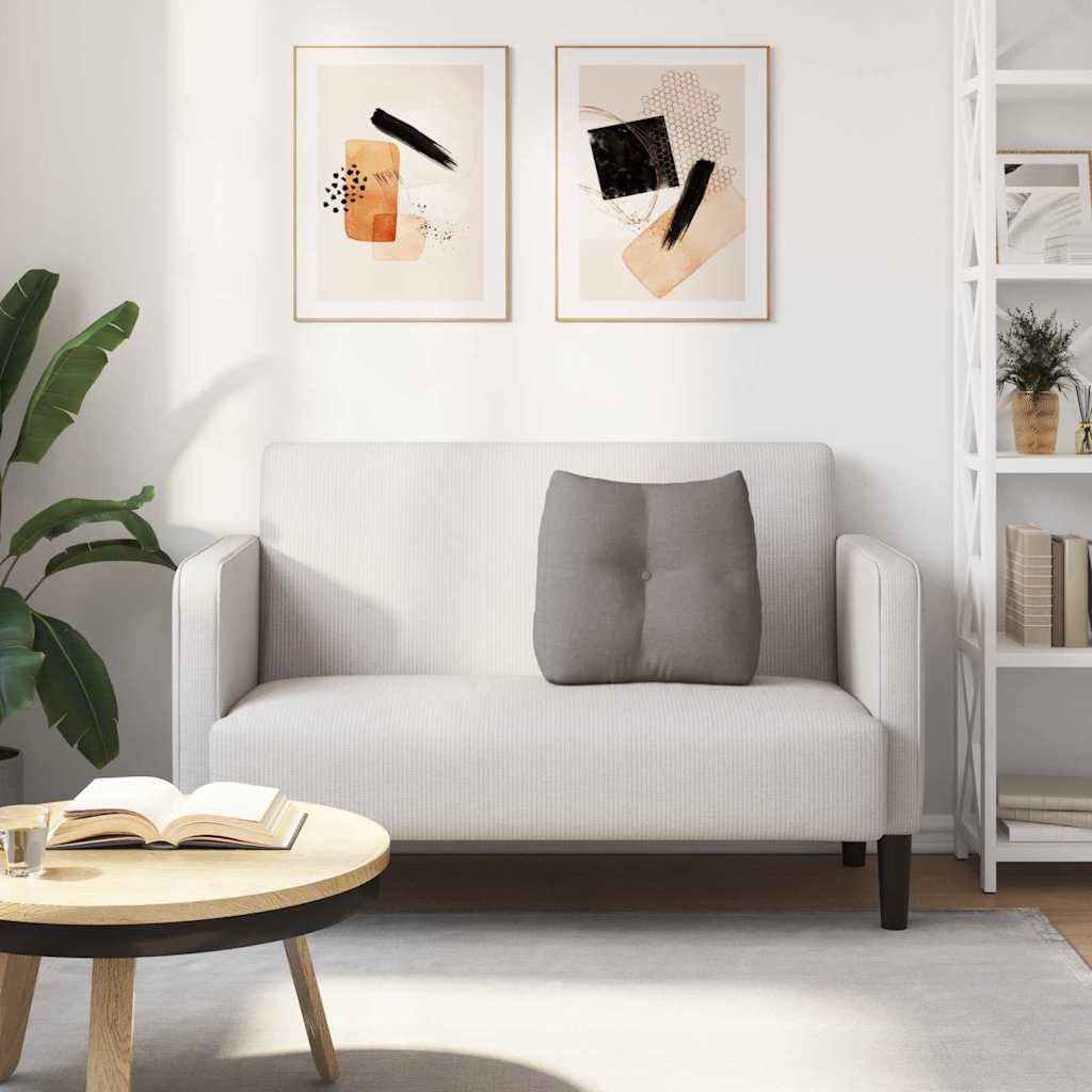 vidaXL Poduszka na plecy Ciemnoszary 45 x 24 x 50 cm tkanina