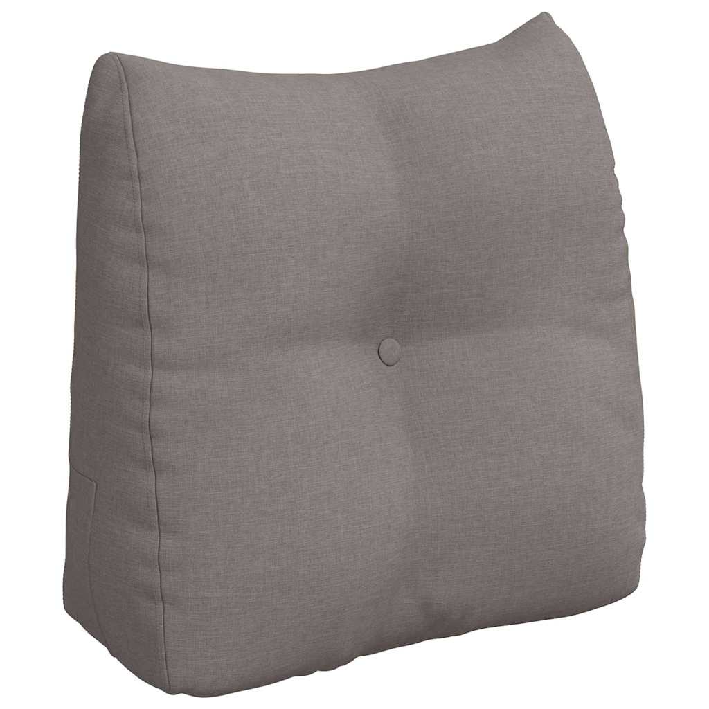 vidaXL Poduszka na plecy Ciemnoszary 45 x 24 x 50 cm tkanina