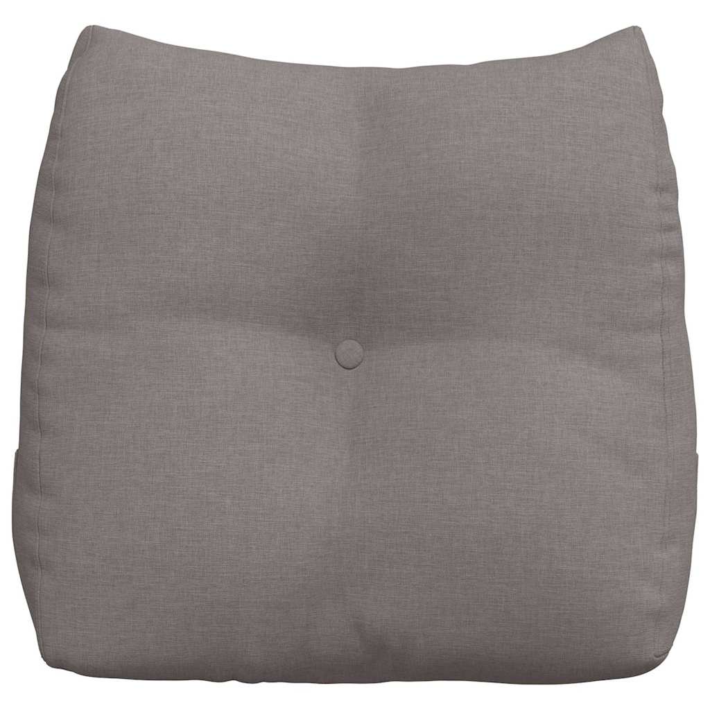 vidaXL Poduszka na plecy Ciemnoszary 45 x 24 x 50 cm tkanina