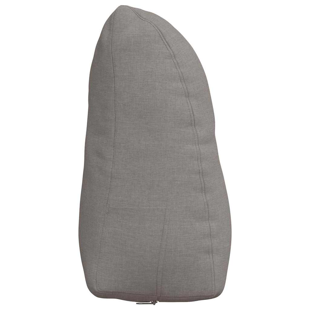 vidaXL Poduszka na plecy Ciemnoszary 45 x 24 x 50 cm tkanina