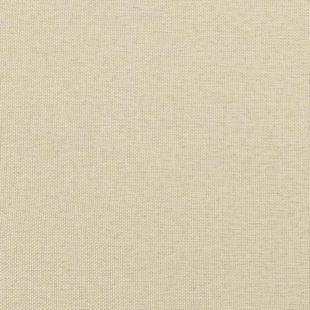 vidaXL Poduszka na plecy Kremowy 45 x 24 x 50 cm tkanina