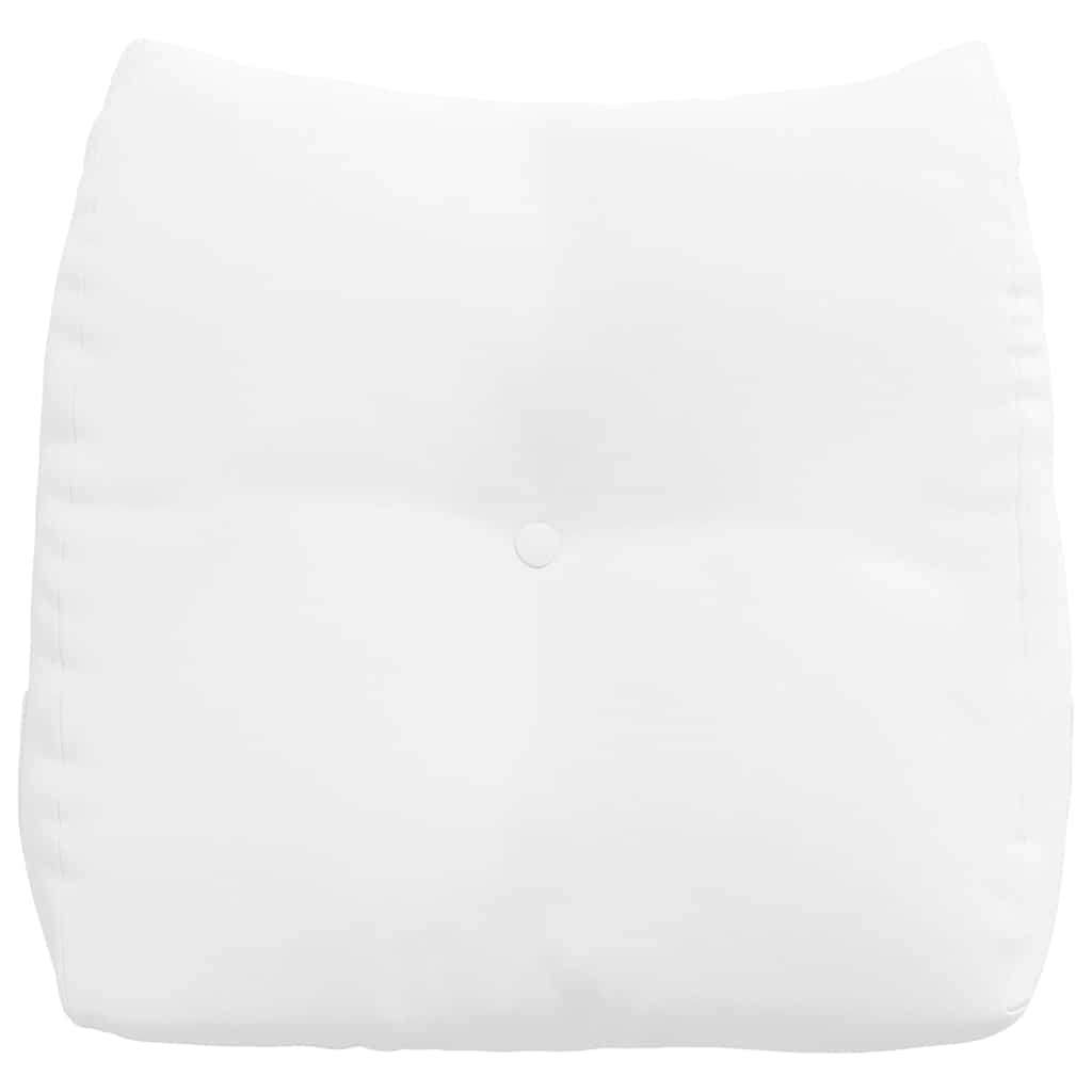 vidaXL Poduszka na plecy Biały 45 x 24 x 50 cm tkanina