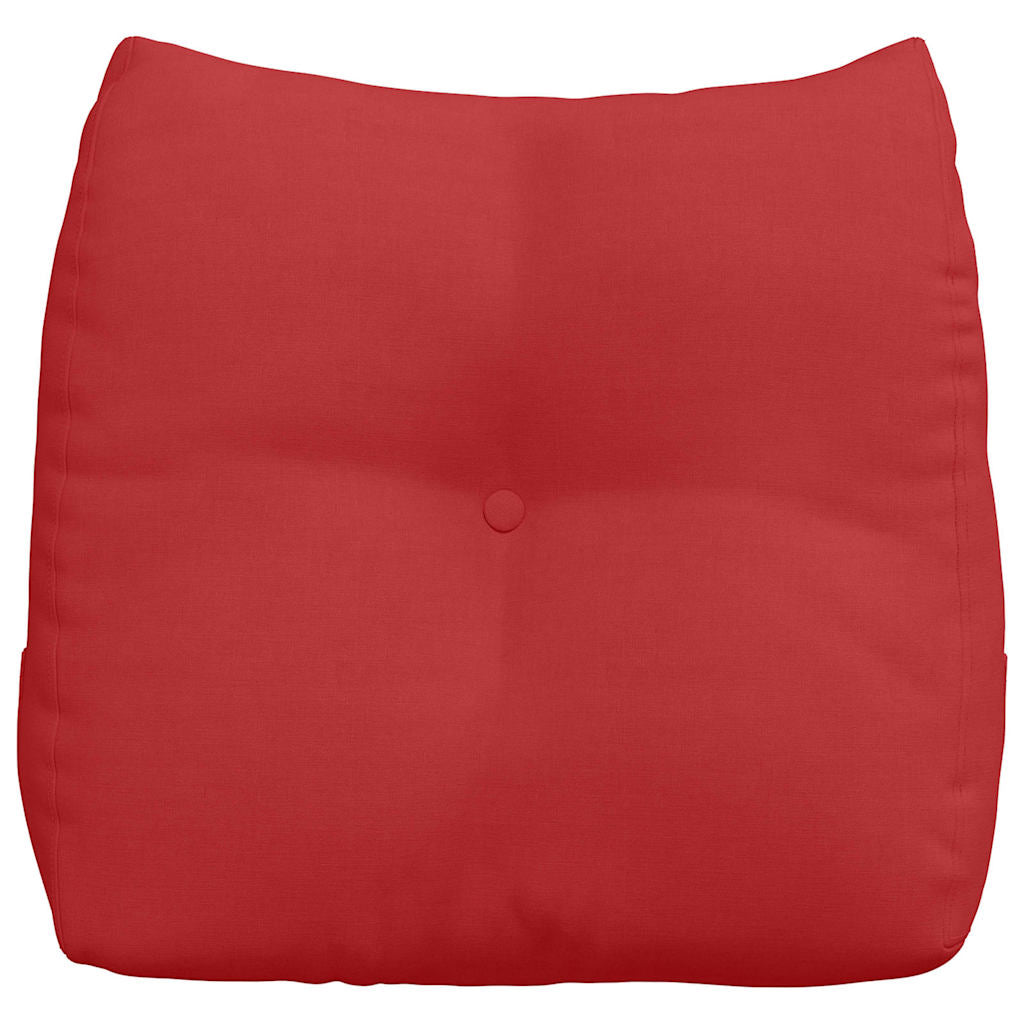vidaXL Poduszka na plecy Czerwony 45 x 24 x 50 cm tkanina