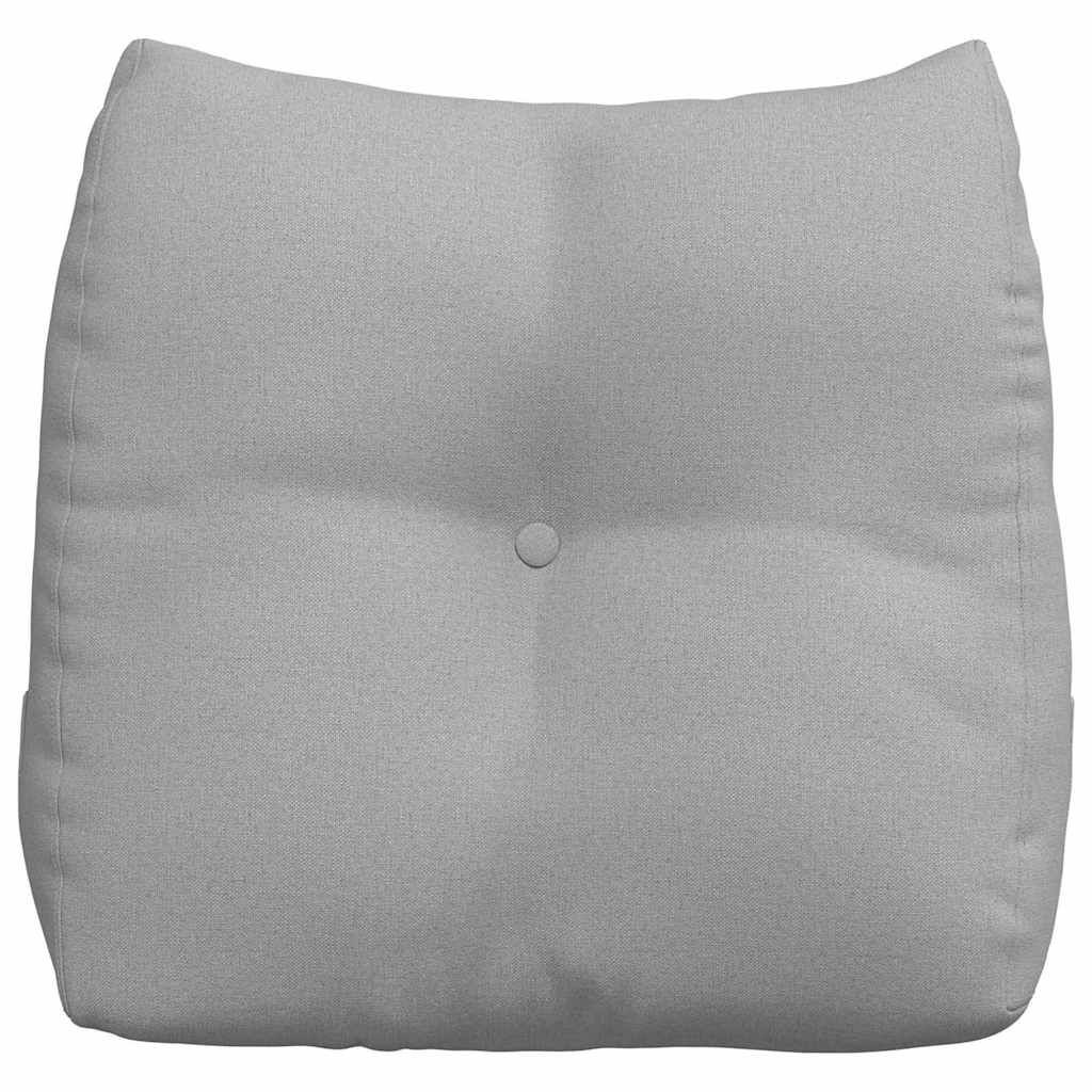 vidaXL Poduszka na plecy Szary chmur 45 x 24 x 50 cm tkanina