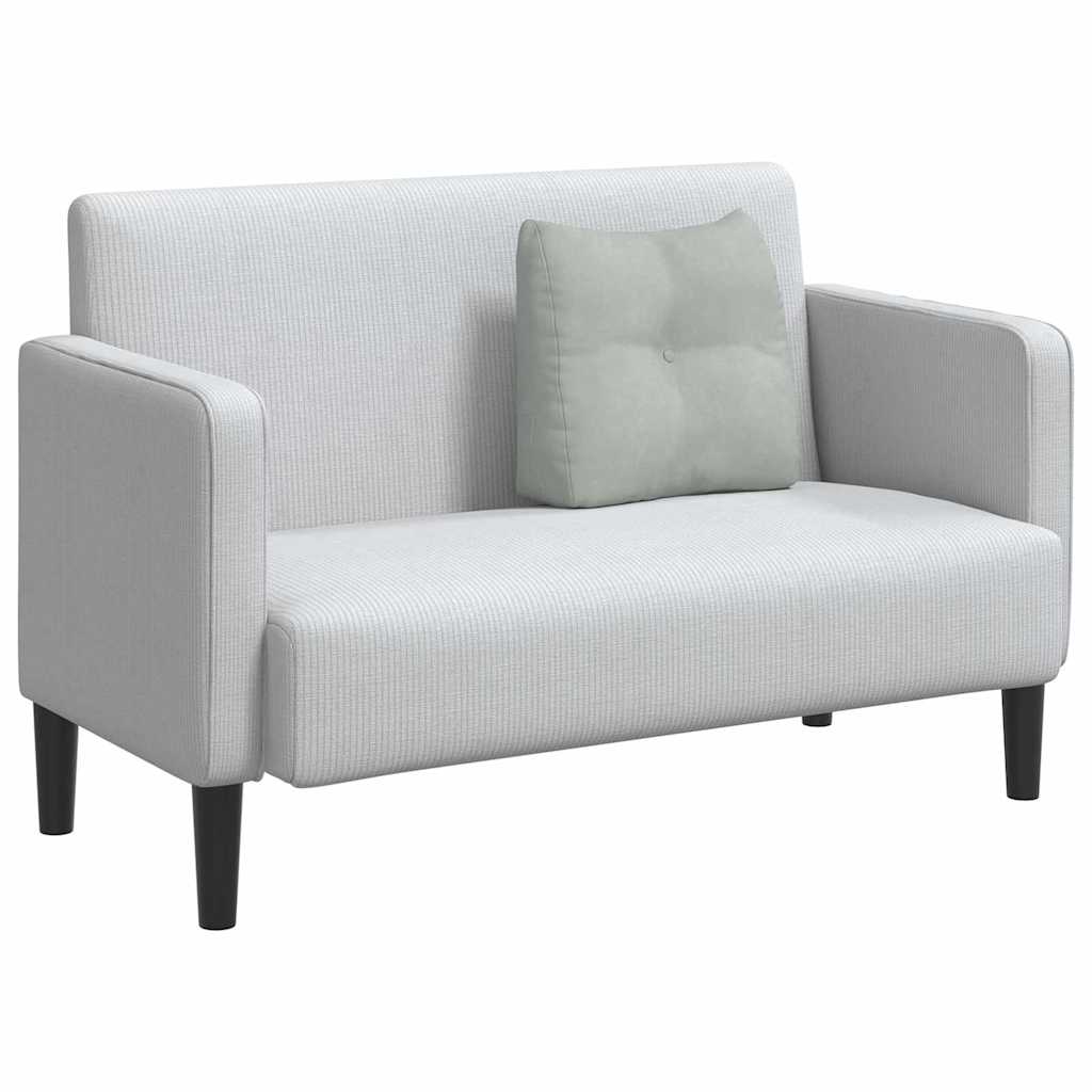 vidaXL Poduszka na plecy Jasnoszary 45 x 24 x 50 cm Aksamit