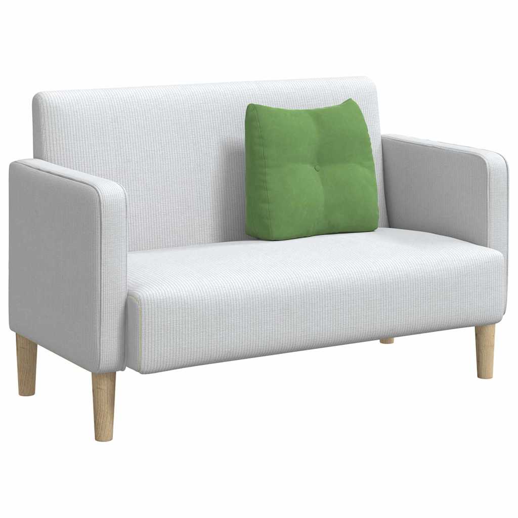 vidaXL Poduszka na plecy Jasnozielony 45 x 24 x 50 cm Aksamit