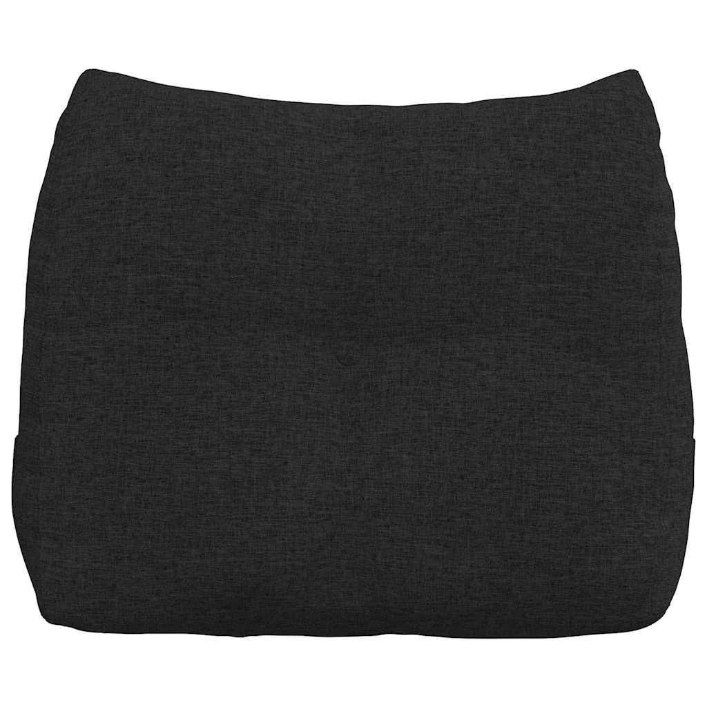 vidaXL Poduszka na plecy Czarny 60 x 24 x 50 cm tkanina