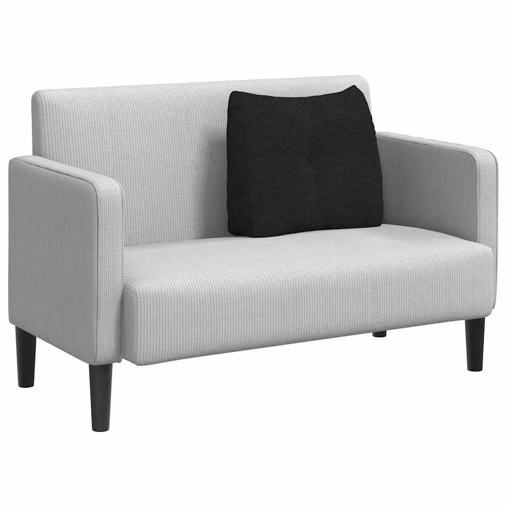 vidaXL Poduszka na plecy Czarny 60 x 24 x 50 cm tkanina