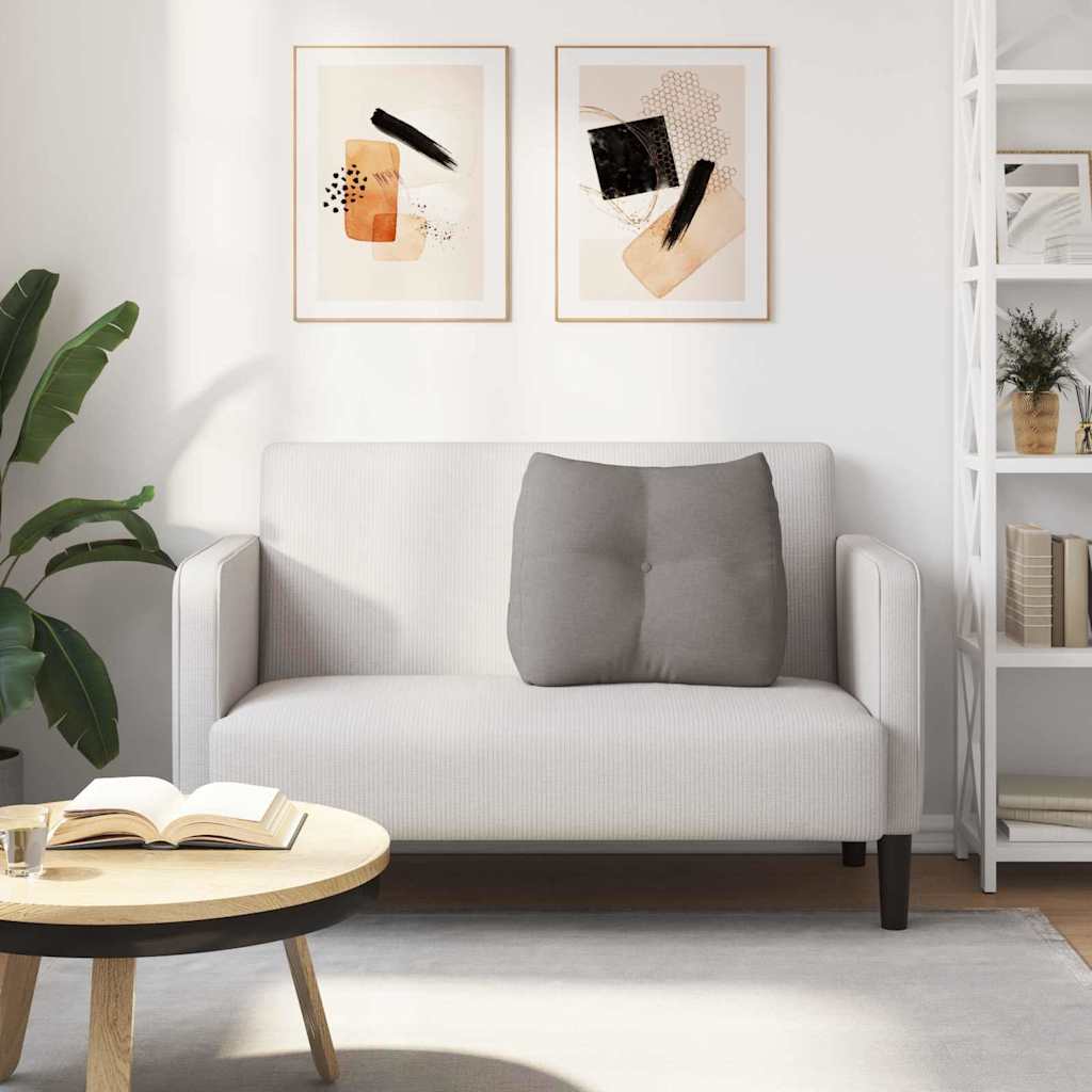 vidaXL Poduszka na plecy Ciemnoszary 60 x 24 x 50 cm tkanina