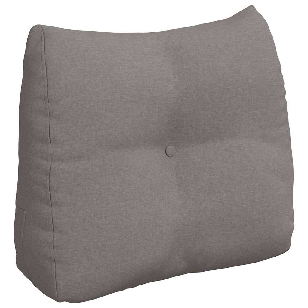 vidaXL Poduszka na plecy Ciemnoszary 60 x 24 x 50 cm tkanina