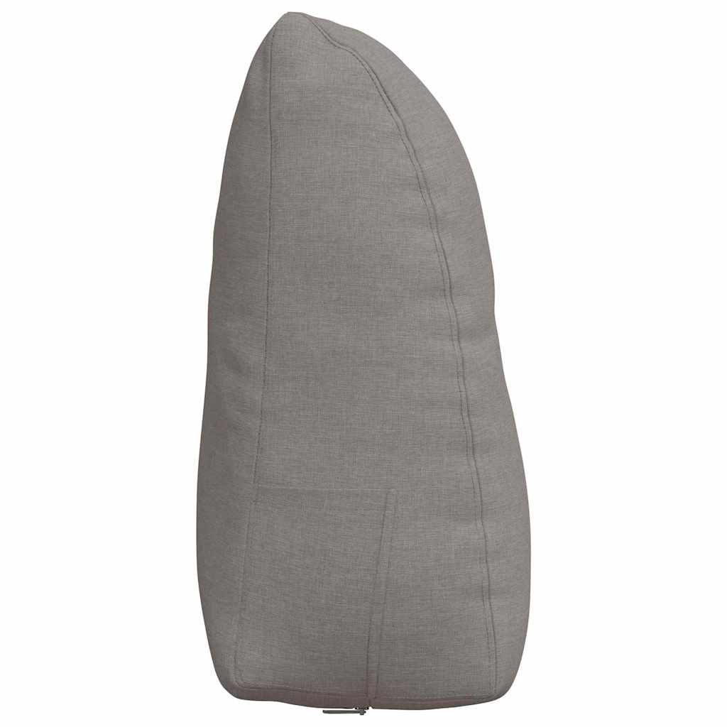 vidaXL Poduszka na plecy Ciemnoszary 60 x 24 x 50 cm tkanina