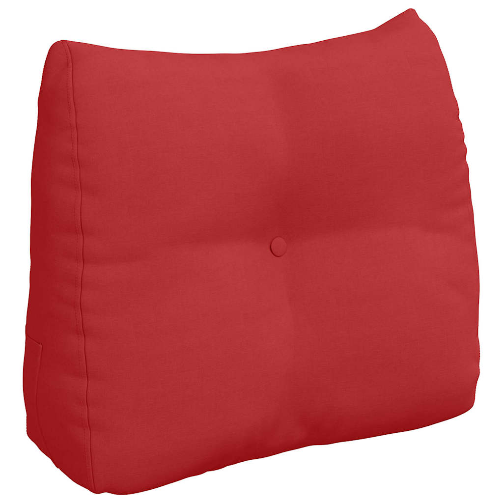 vidaXL Poduszka na plecy Czerwony 60 x 24 x 50 cm tkanina