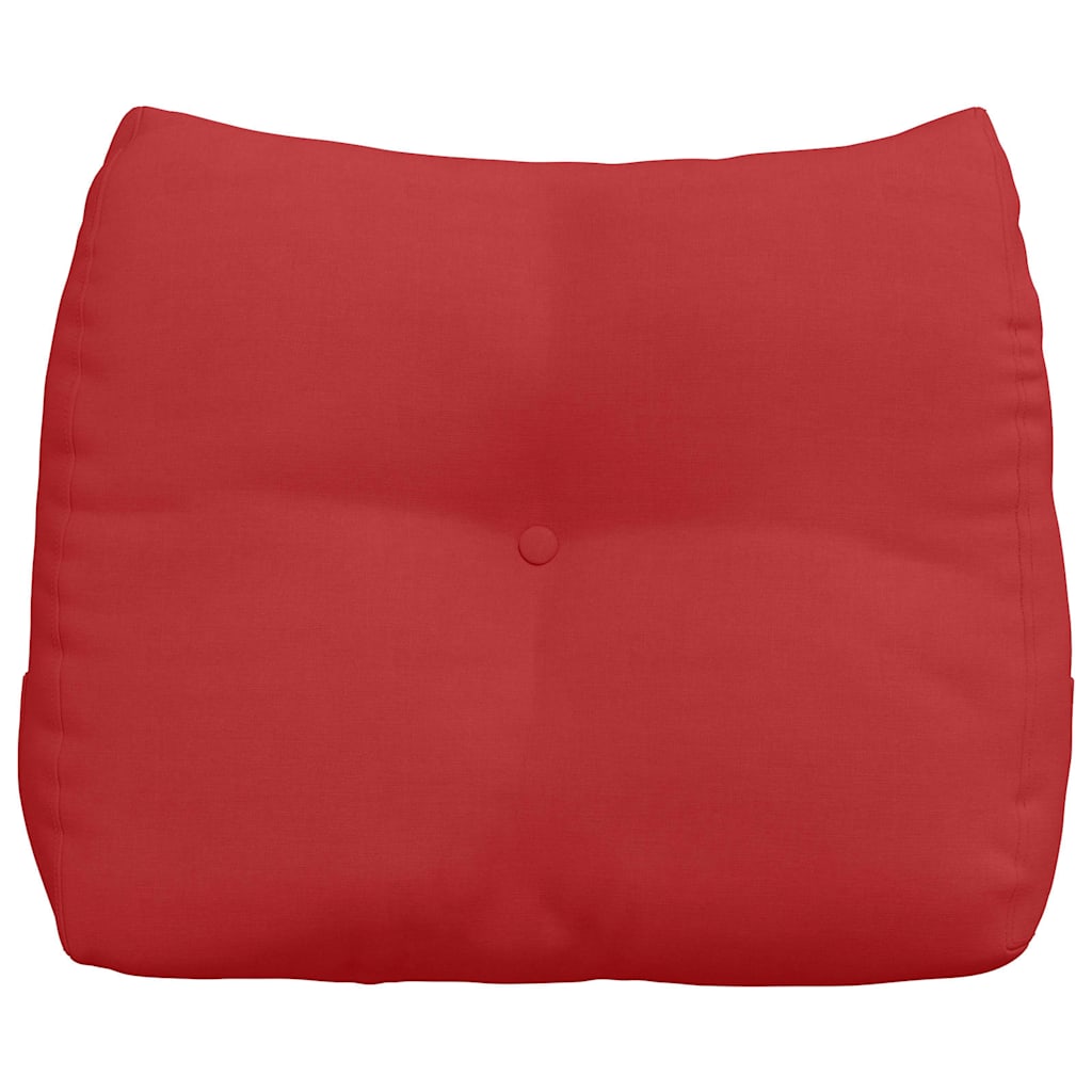 vidaXL Poduszka na plecy Czerwony 60 x 24 x 50 cm tkanina
