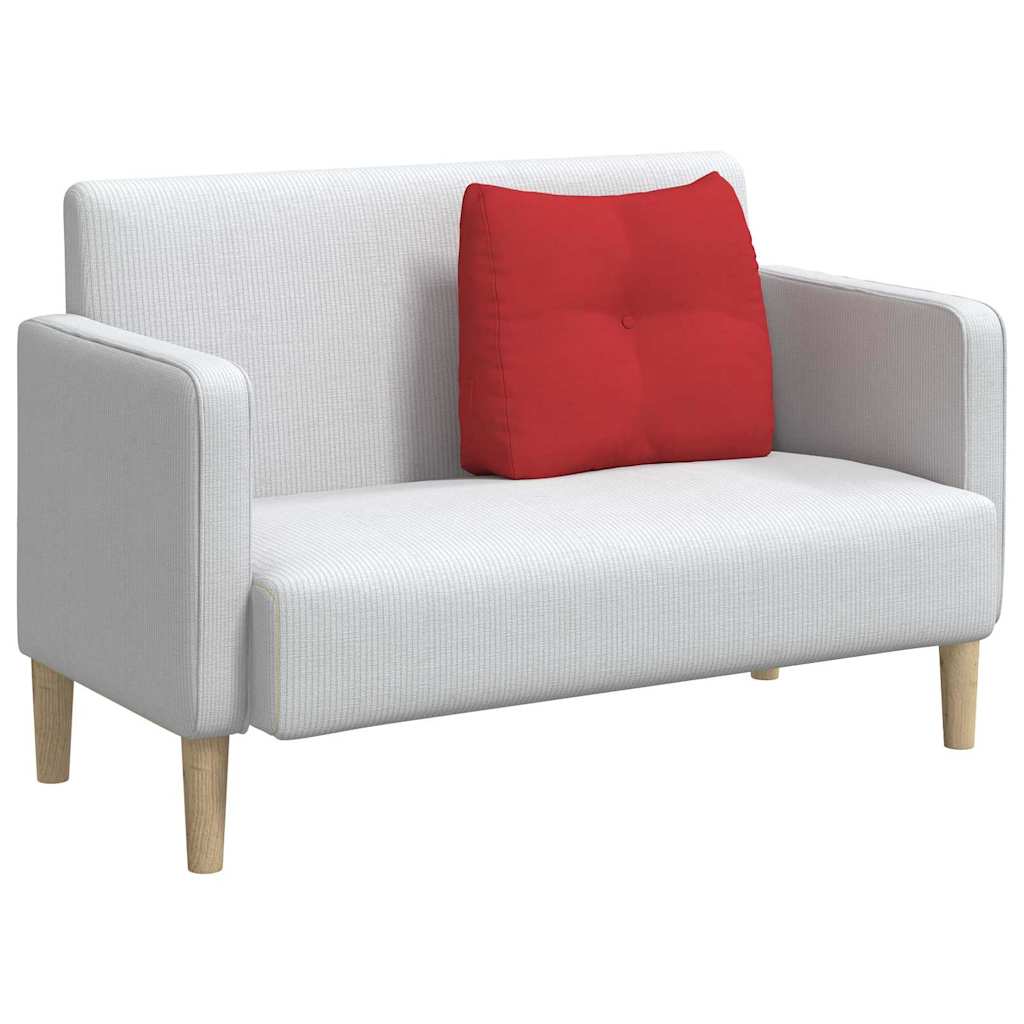 vidaXL Poduszka na plecy Czerwony 60 x 24 x 50 cm tkanina