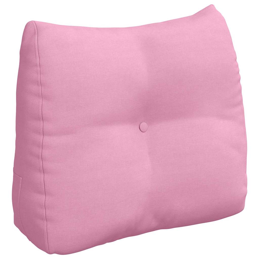 vidaXL Poduszka na plecy Różowy 60 x 24 x 50 cm tkanina