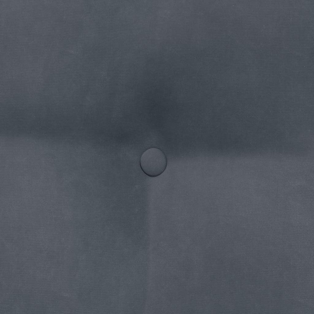 vidaXL Poduszka na plecy Ciemnoszary 60 x 24 x 50 cm Aksamit