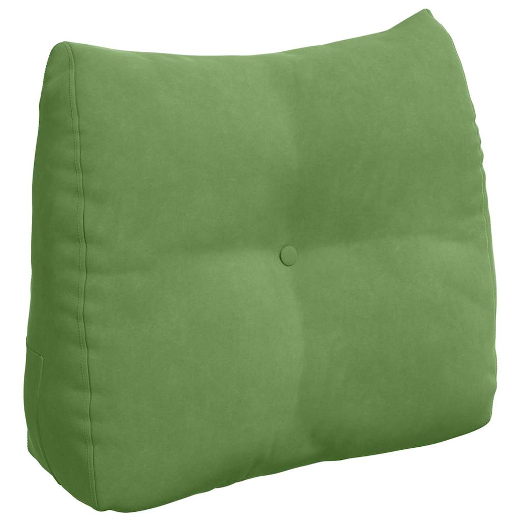 vidaXL Poduszka na plecy Jasnozielony 60 x 24 x 50 cm Aksamit
