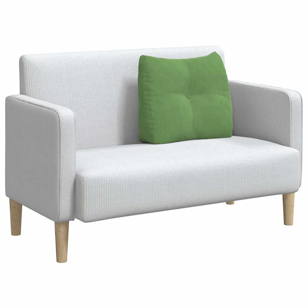 vidaXL Poduszka na plecy Jasnozielony 60 x 24 x 50 cm Aksamit