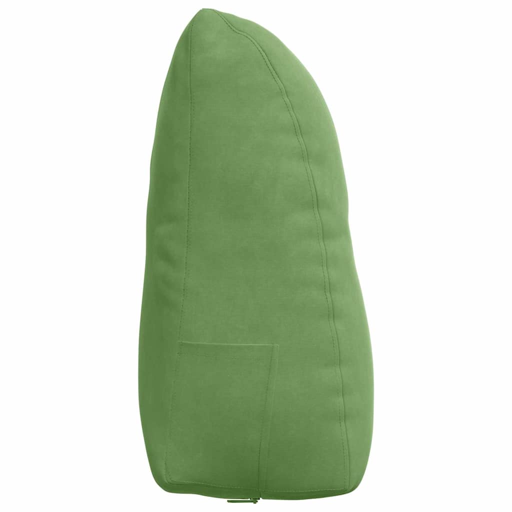 vidaXL Poduszka na plecy Jasnozielony 60 x 24 x 50 cm Aksamit