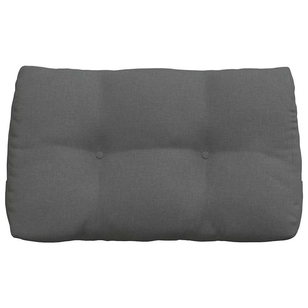 vidaXL Poduszka na plecy Ciemnoszary 80 x 24 x 50 cm tkanina