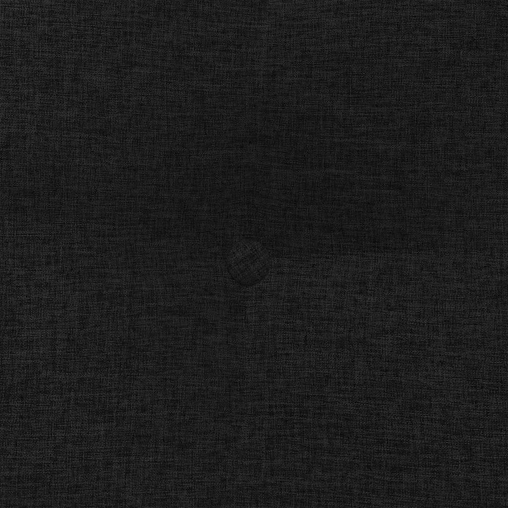 vidaXL Poduszka na plecy Czarny 80 x 24 x 50 cm tkanina