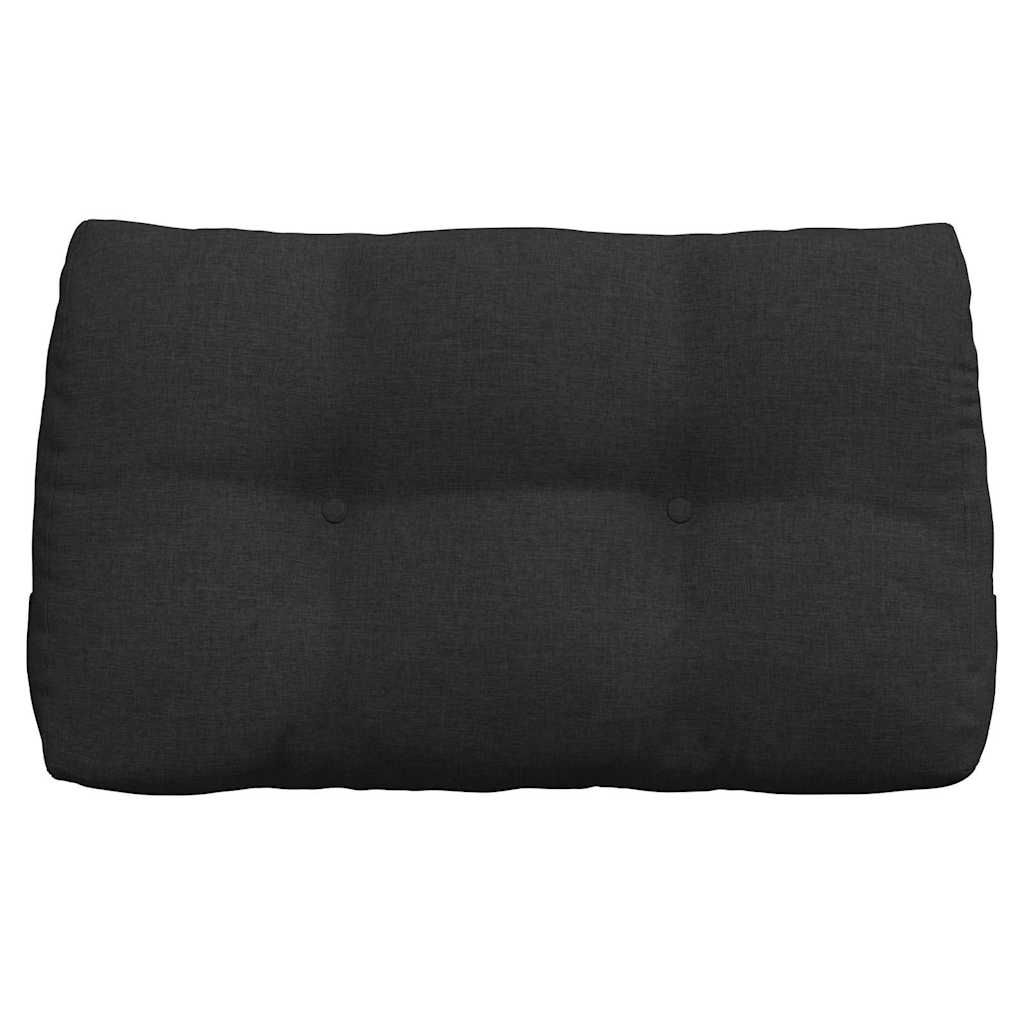 vidaXL Poduszka na plecy Czarny 80 x 24 x 50 cm tkanina