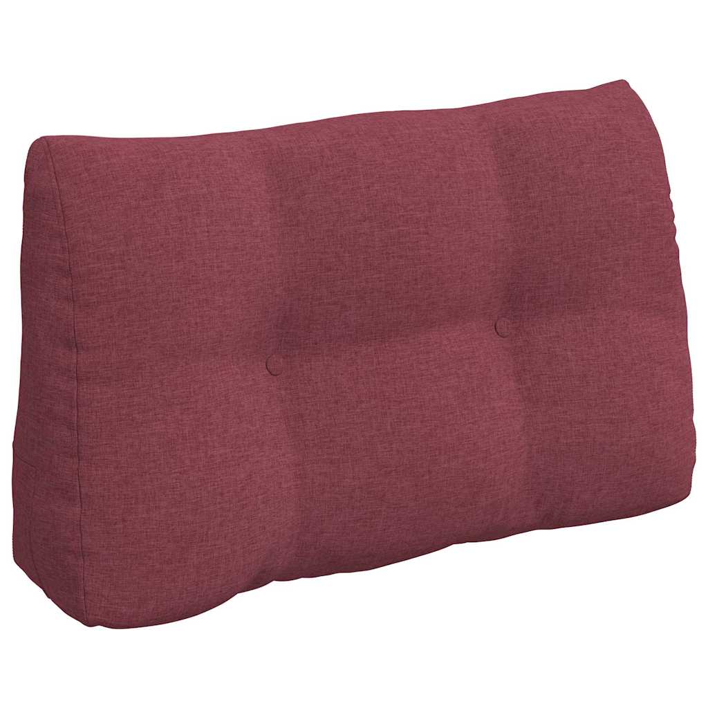 vidaXL Poduszka na plecy Czerwone wino 80 x 24 x 50 cm tkanina