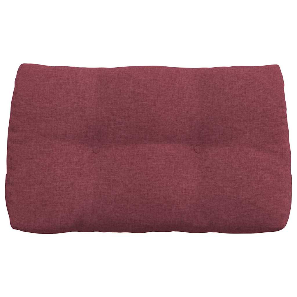 vidaXL Poduszka na plecy Czerwone wino 80 x 24 x 50 cm tkanina