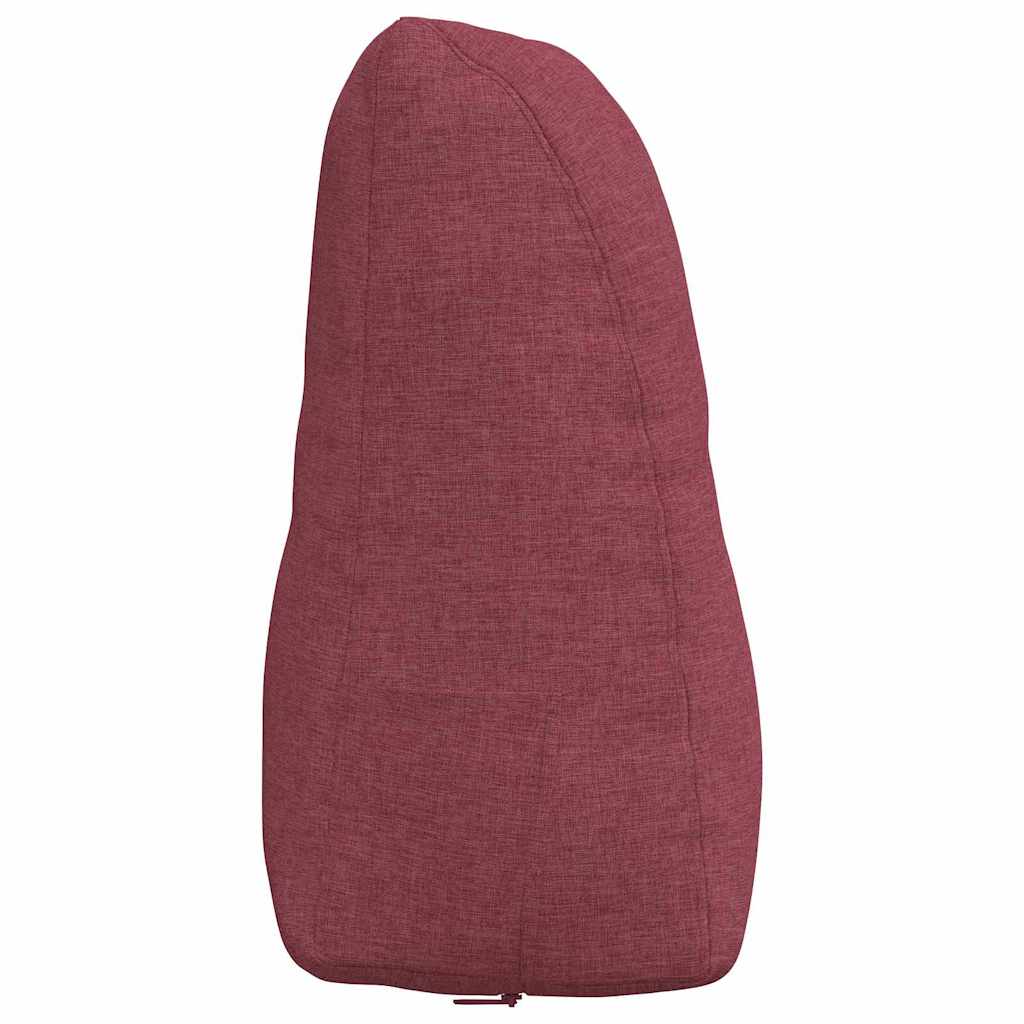 vidaXL Poduszka na plecy Czerwone wino 80 x 24 x 50 cm tkanina