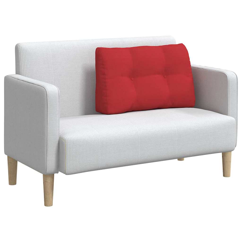 vidaXL Poduszka na plecy Czerwony 80 x 24 x 50 cm tkanina