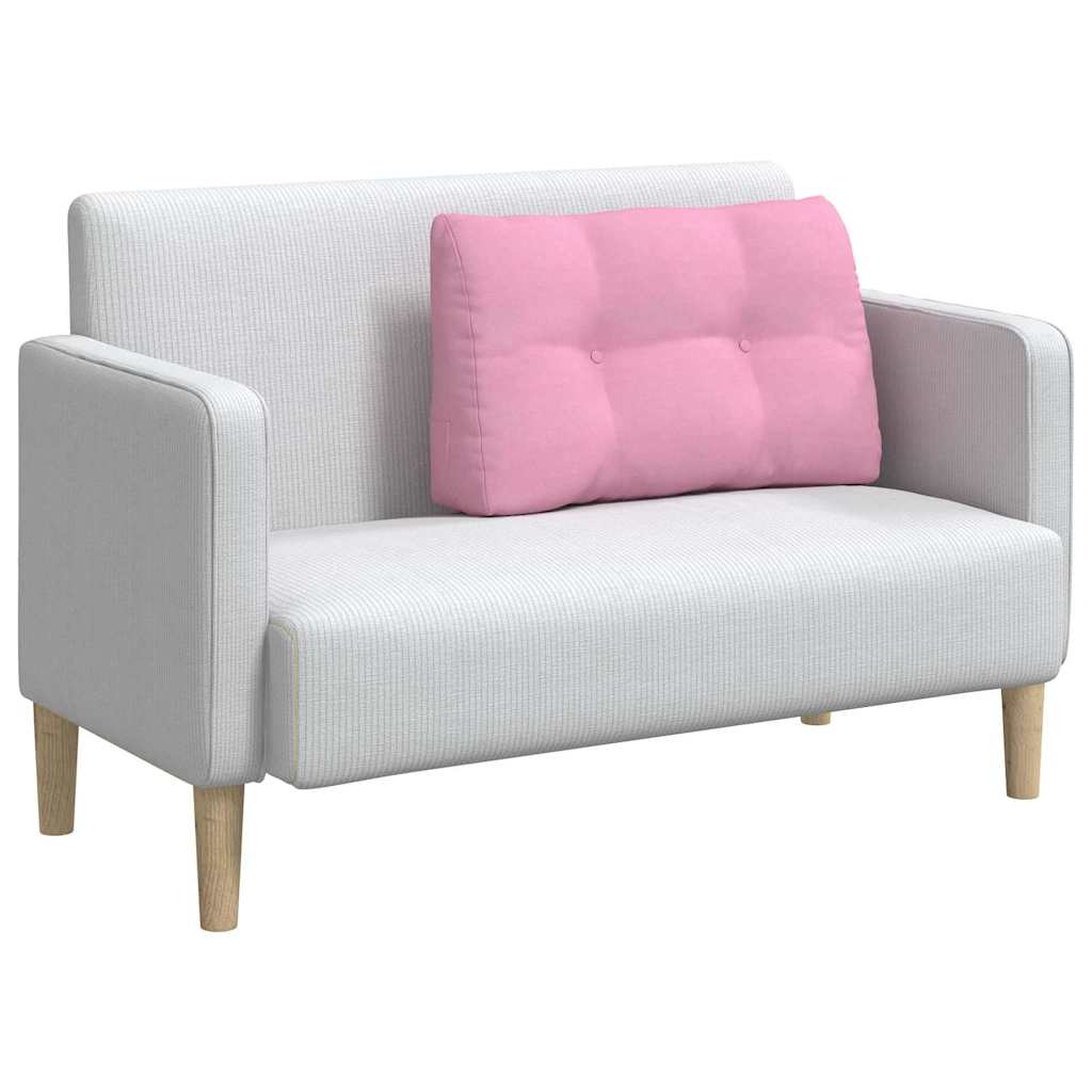 vidaXL Poduszka na plecy Różowy 80 x 24 x 50 cm tkanina