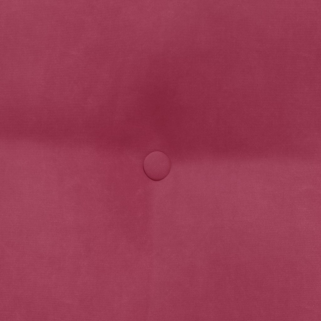 vidaXL Poduszka na plecy Czerwone wino 80 x 24 x 50 cm Aksamit