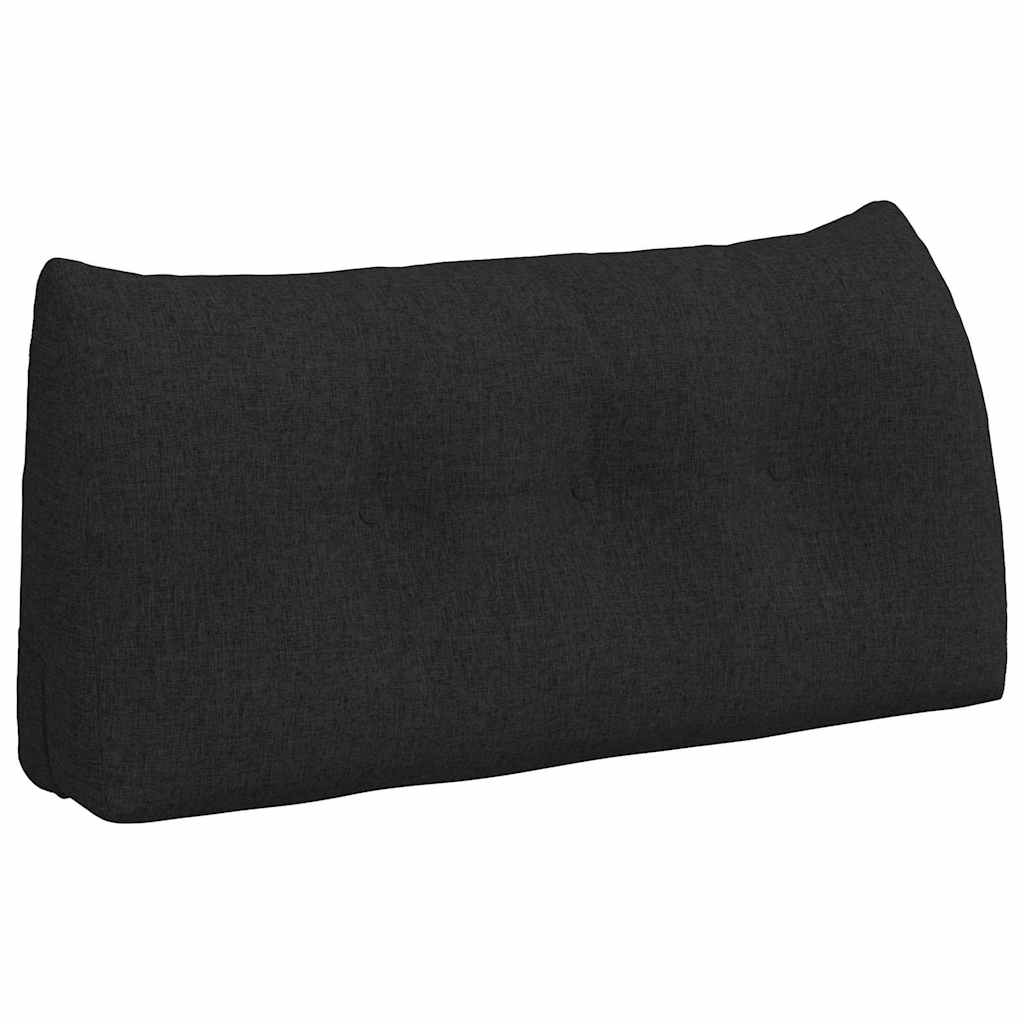 vidaXL Poduszka na plecy Czarny 100 x 24 x 50 cm tkanina
