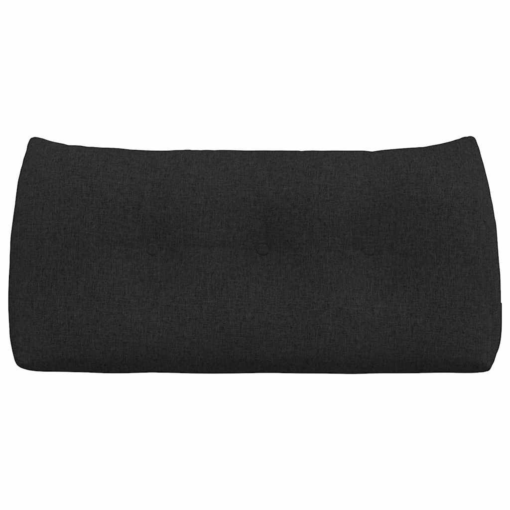 vidaXL Poduszka na plecy Czarny 100 x 24 x 50 cm tkanina