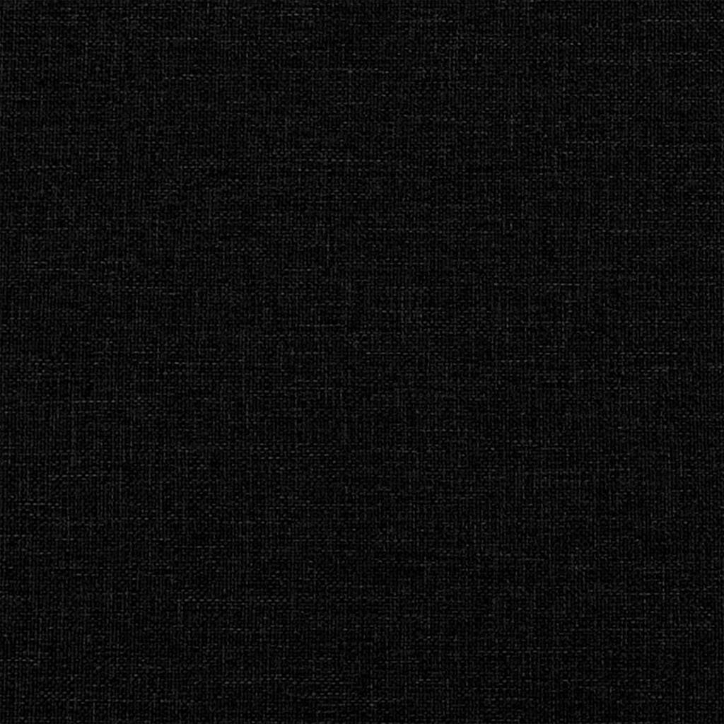 vidaXL Poduszka na plecy Czarny 100 x 24 x 50 cm tkanina