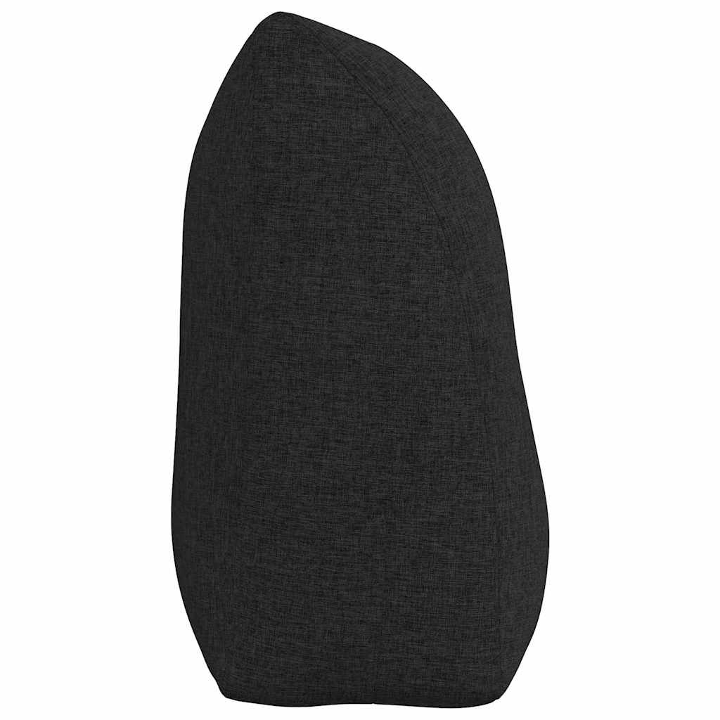 vidaXL Poduszka na plecy Czarny 100 x 24 x 50 cm tkanina