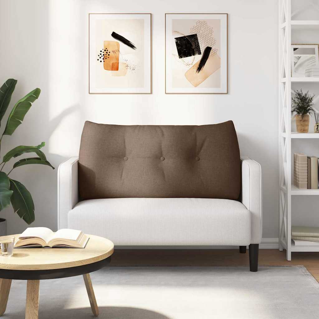 vidaXL Poduszka na plecy Brązowy 100 x 24 x 50 cm tkanina