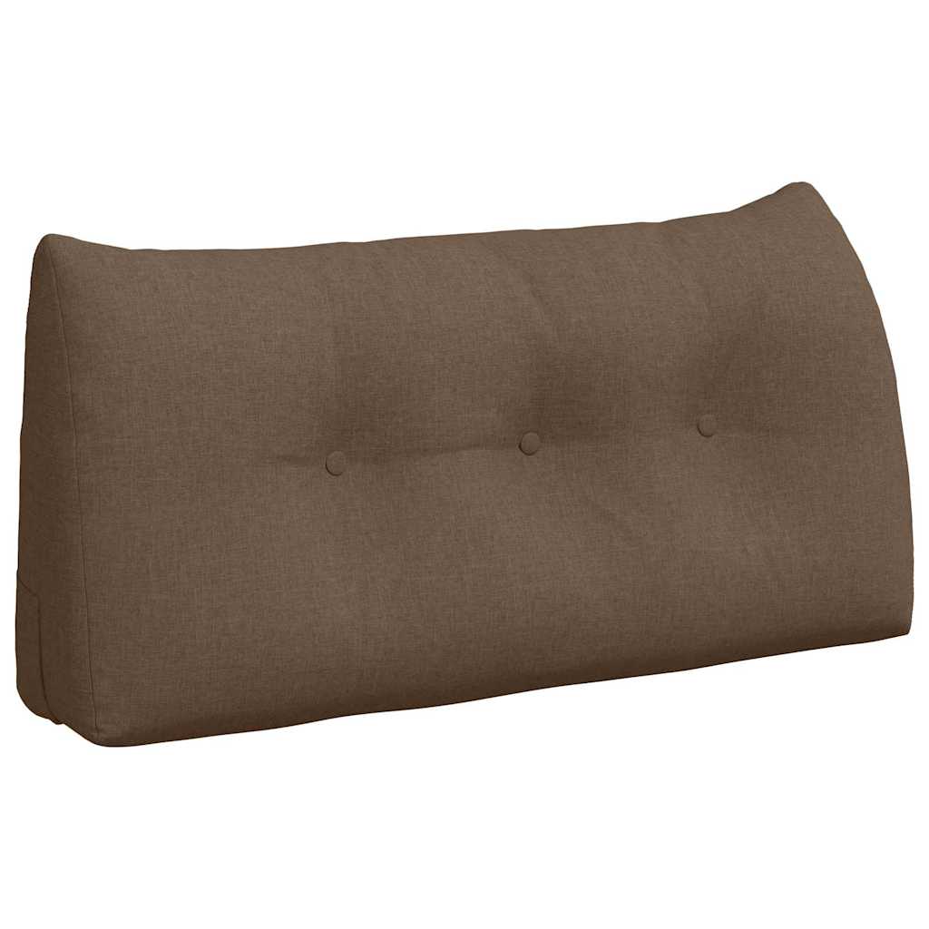 vidaXL Poduszka na plecy Brązowy 100 x 24 x 50 cm tkanina