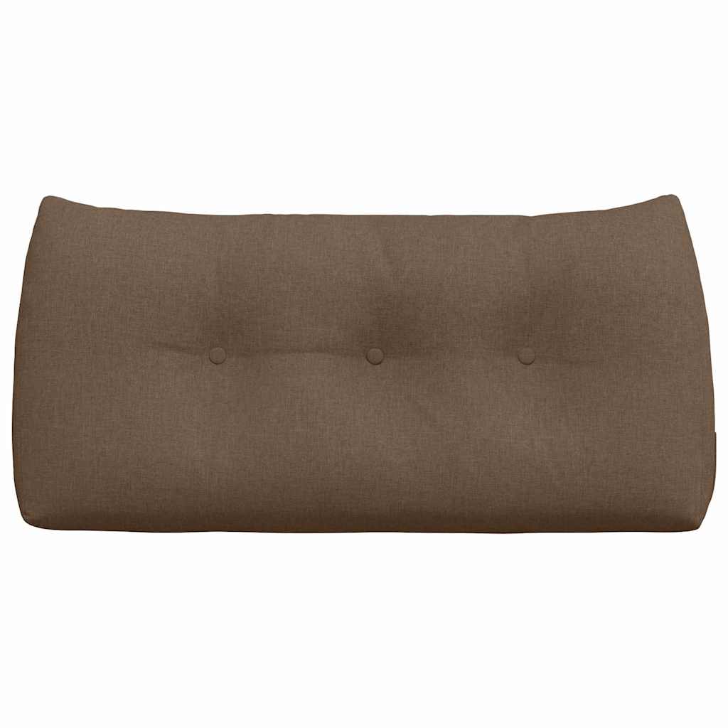 vidaXL Poduszka na plecy Brązowy 100 x 24 x 50 cm tkanina