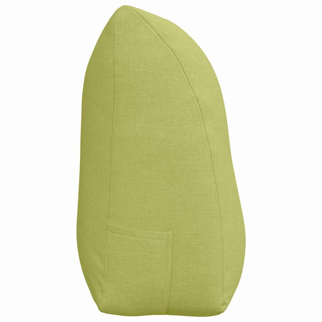 vidaXL Poduszka na plecy Jasnozielony 100 x 24 x 50 cm tkanina